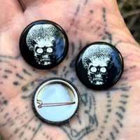 Image 3 of GLOW-IN-THE-DARK "Mars Attacks" Button