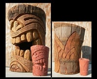 Image 2 of Tiki #11 "Tiki Lantern" Un-Glazed and Ready for Your Commission!