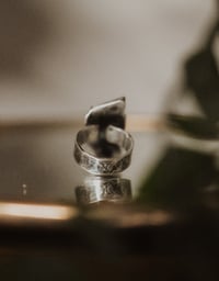 Image 4 of Sterling Silver Lightning bolt Ring – Size P UK