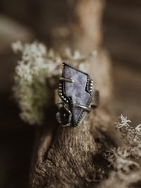 Image 1 of Sterling Silver Lightning bolt Ring – Size P UK