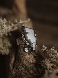 Image 2 of Sterling Silver Lightning bolt Ring – Size P UK