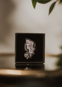 Image 5 of Sterling Silver Lightning bolt Ring – Size P UK