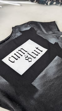 Image 1 of Black crop top cum sl00t
