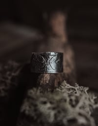 Image 2 of Sterling Silver chunky Ring – UK Size U 1/2 