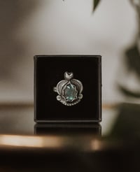 Image 4 of Sterling Silver Labradorite Ring – UK Size N