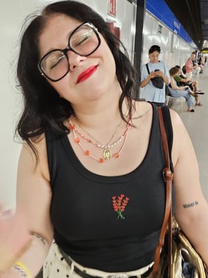 Camiseta tirantes ramito