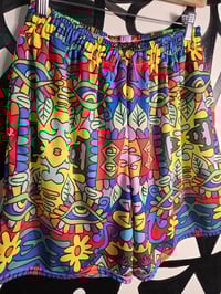 Image 1 of Guice Geometric Rainbow Realms Basketball Shorts