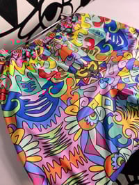 Image 4 of Guice Geometric Rainbow Realms Basketball Shorts