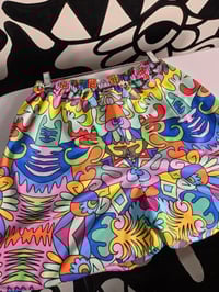 Image 5 of Guice Geometric Rainbow Realms Basketball Shorts