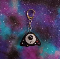 Image 1 of Yet another fabric art cosmic ghost charm