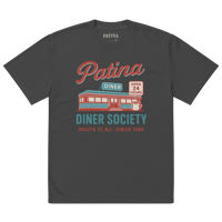 PATINA Diner Society Oversized T-Shirt - Faded Black