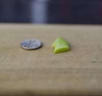 Image 4 of Lime green Lightning Bolt Cabochon