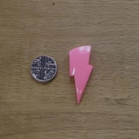 Image 3 of Pink Lightning Bolt Cabochons