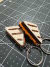 Grilled cheese keychain