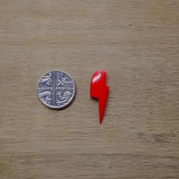 Image 3 of Red Lightning Bolt Cabochons