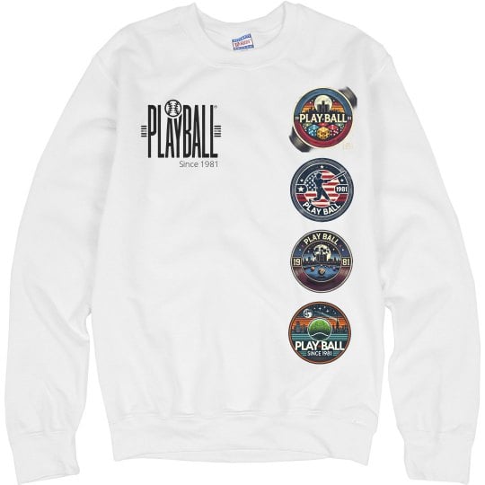 Playball All Stars Crewneck Sweater 