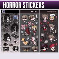Image 1 of Horror Sticker Sheet