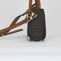 Image 10 of  Michael Kors Scarlett Logo Extra Small East West Crossbody Bag - Brn/Acorn
