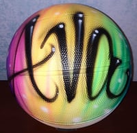 Image of  Airbrush Basketball, Curly Font Style