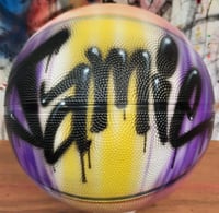 Image of Airbrush Basketball, Tag Graffiti Font Style