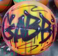 Image of Airbrush Basketball, Tag Graffiti Font Style