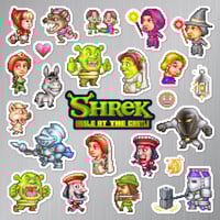 Image 1 of Shrek: Hassle at the Castle Magnet Set (24 Pieces)