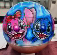 Image of Custom Airbrush Basketball, Basketball ART, Custom Half Ball or Full Ball Designs