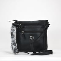 Image 4 of Giani Bernini Pebble Crossbody - Black/Black/Silver