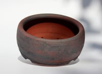 Image 5 of  Round unglazed bonsai pot.  D.135mm