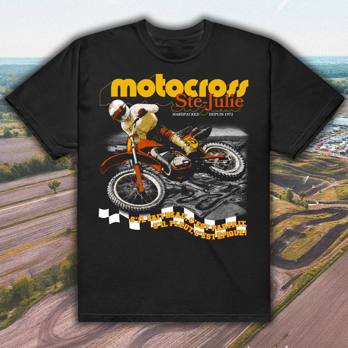 Image of MOTOCROSS STE-JULIE 🏁 T-SHIRT EN COLLAB 