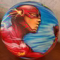 Image of  Airbrush Basketball, Basketball ART, Custom Half Ball or Full Ball Designs