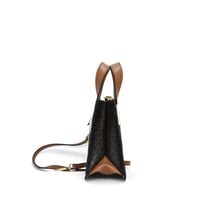 Image 5 of Calvin Klein Audrey Signature Convertible Crossbody - Brn Khk/Caramel