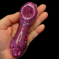 Image 1 of Pink Blush Glitter Pipe 