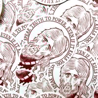St. John the Baptist Speak Truth to Power Sticker