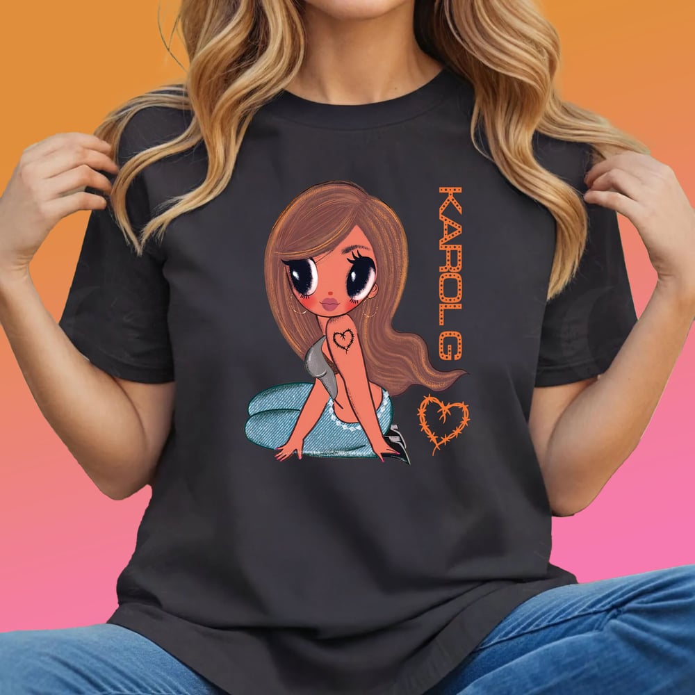 Image of Karol G Cartoon T-Shirt