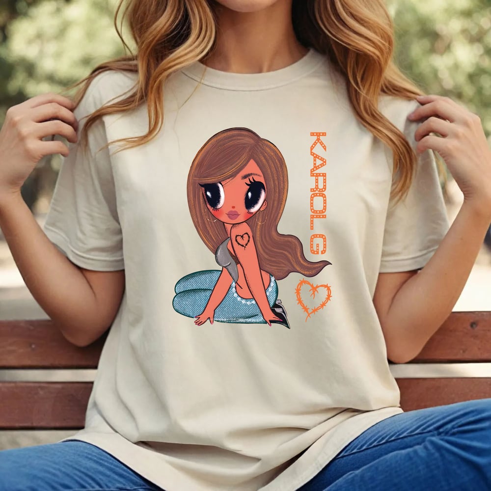 Image of Karol G Cartoon T-Shirt