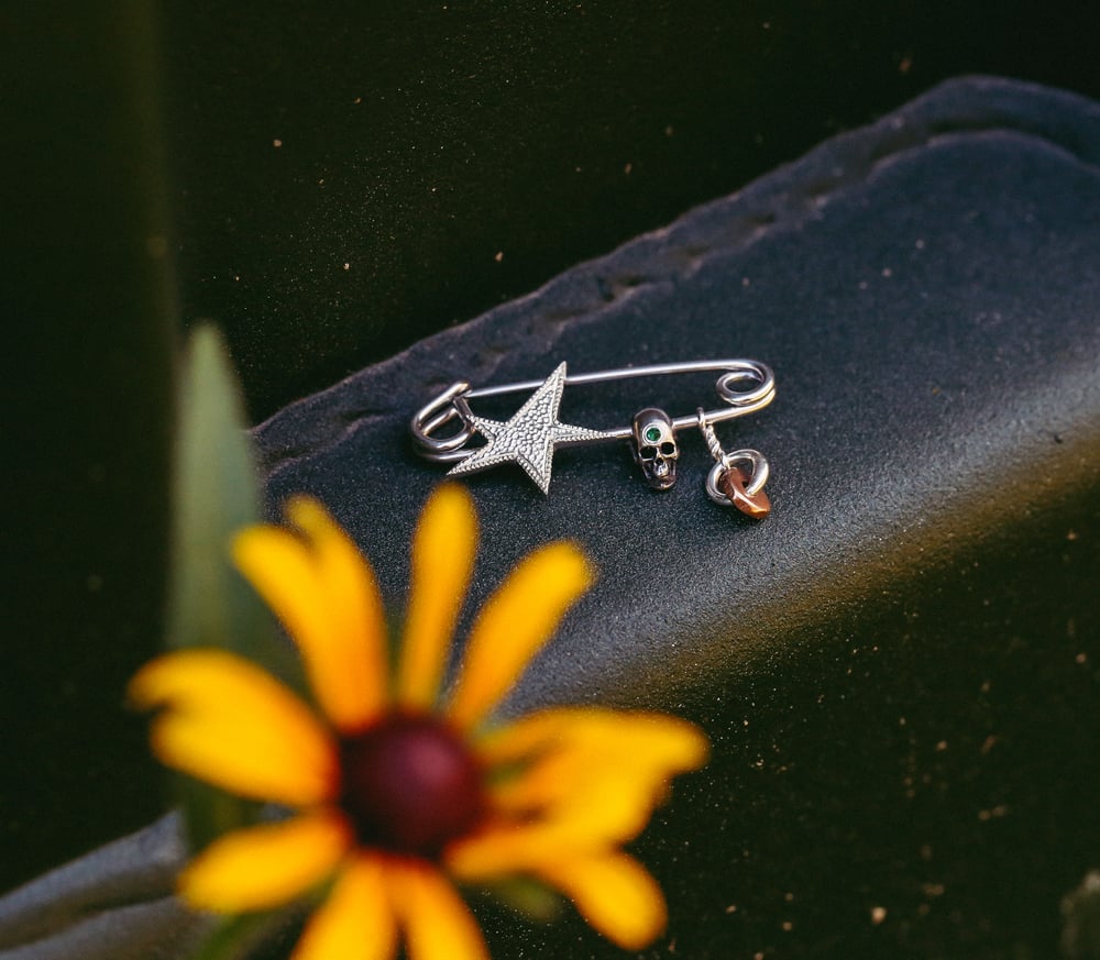 Image of Skull & Star Pin
