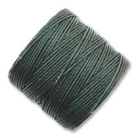 Evergreen S-Lon #18 Bead Cord Tex 210 Multi Filament Twisted Nylon Cord One Spool 77 yards