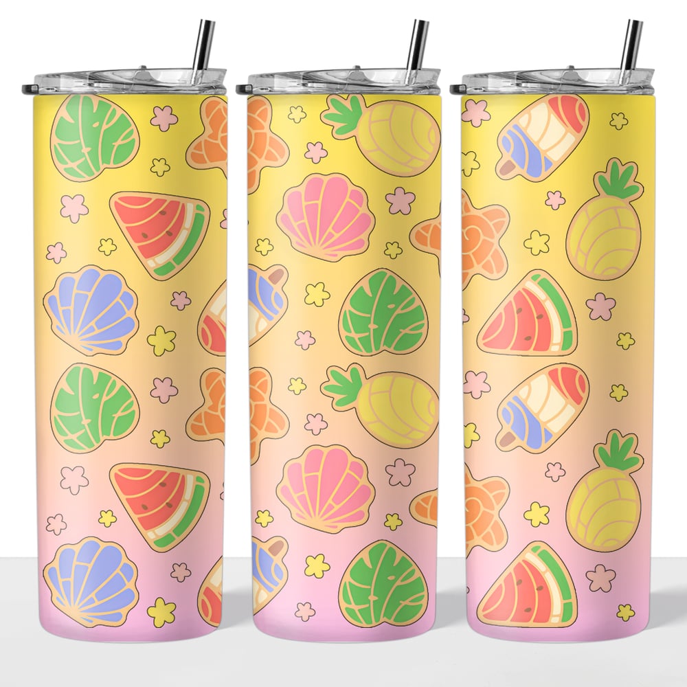 Image of Summer Conchas 20oz Tumbler☀️💖