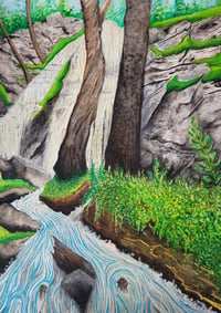 Original Painting - Hazard Falls