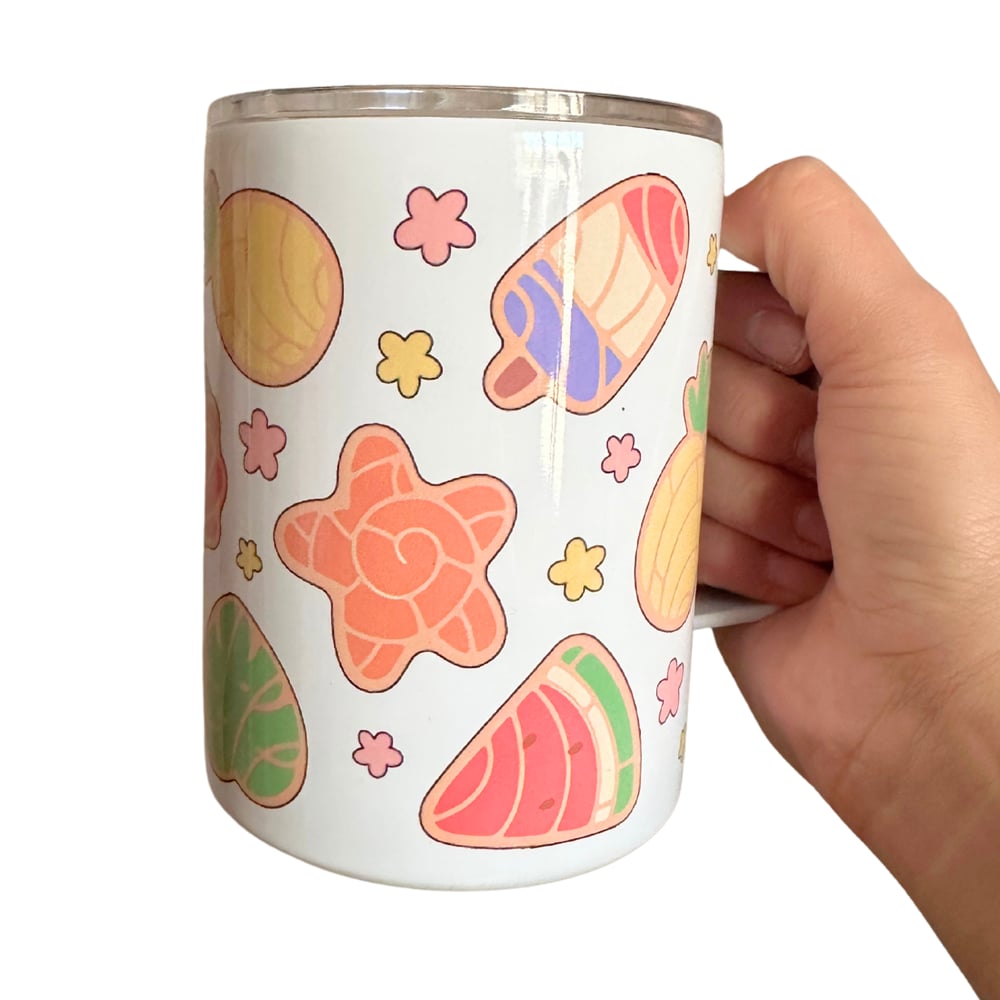 Image of Summer Conchas Mug☀️💖(Stainless Steel or Glass Options Available)
