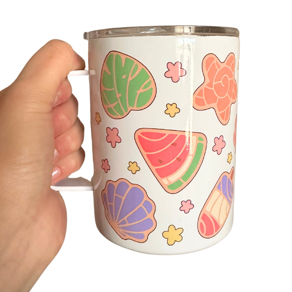 Image of Summer Conchas Mug☀️💖(Stainless Steel or Glass Options Available)