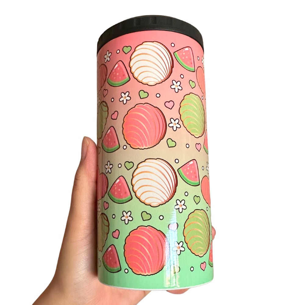 Image of Watermelon Concha 4in1 Drink Cooler/Tumbler🍉☀️