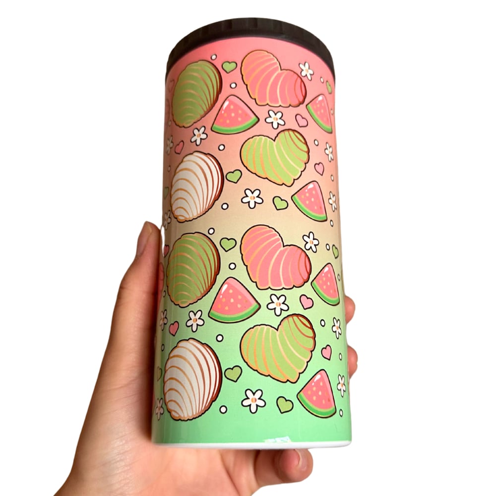 Image of Watermelon Concha 4in1 Drink Cooler/Tumbler🍉☀️
