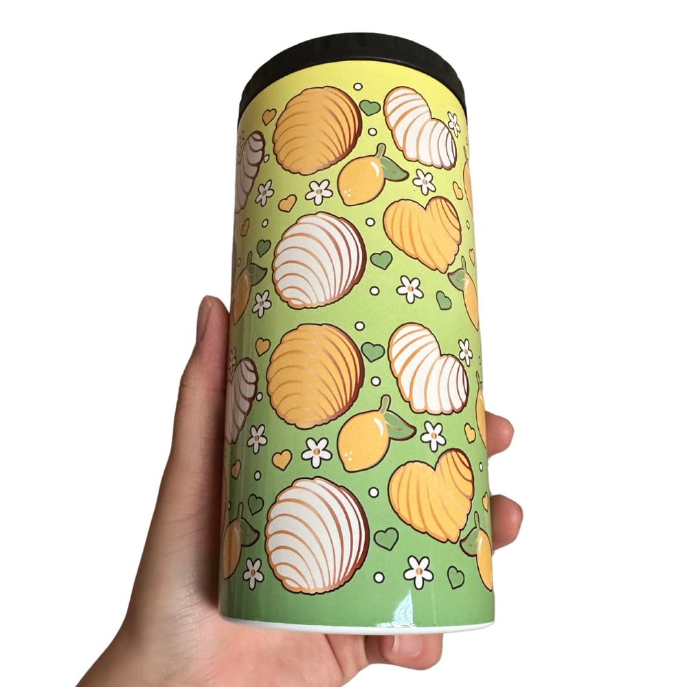 Image of Lemon Concha 4in1 Can Cooler/Tumbler🍋☀️