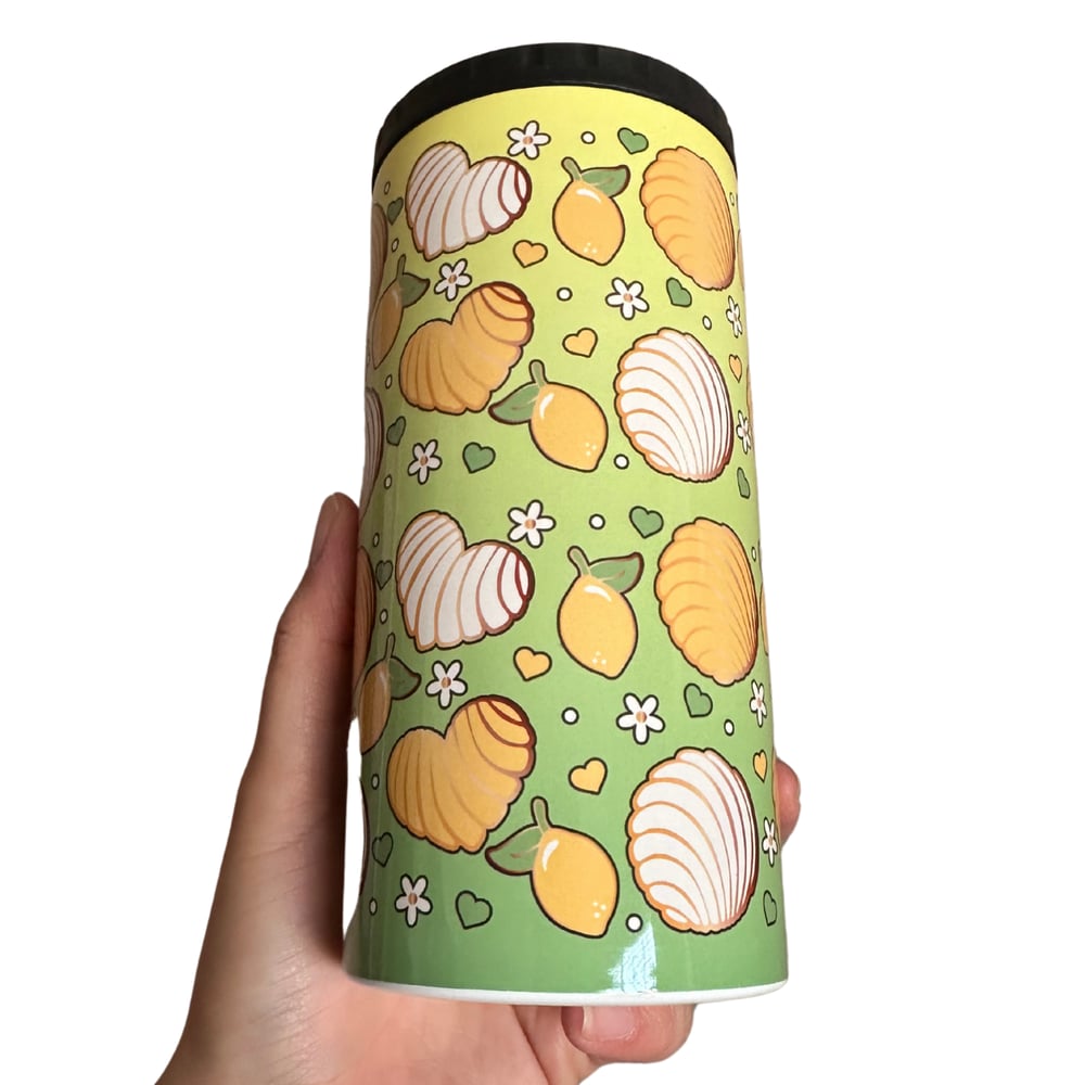 Image of Lemon Concha 4in1 Can Cooler/Tumbler🍋☀️