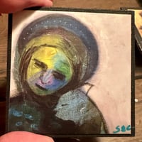 Image 2 of Women and Girls Signed Art Magnets Set of 4  copy