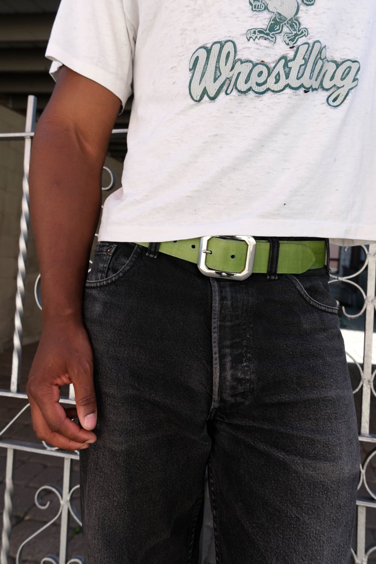 Clipped Corner Belt - Green Image 6