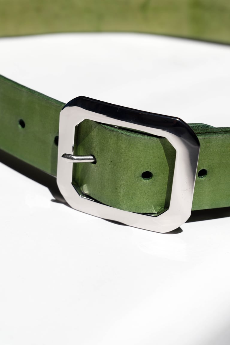 Clipped Corner Belt - Green Image 4