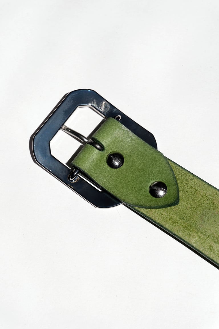 Clipped Corner Belt - Green Image 5